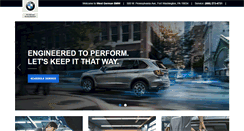 Desktop Screenshot of bmwservicemontgomeryville.com